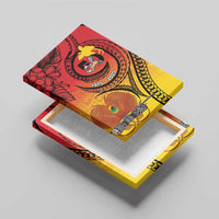 Papua New Guinea 50 Years Canvas Wall Art Motuan Motifs