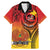 Papua New Guinea 50 Years Family Matching Mermaid Dress and Hawaiian Shirt Motuan Motifs