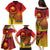 Papua New Guinea 50 Years Family Matching Puletasi and Hawaiian Shirt Motuan Motifs