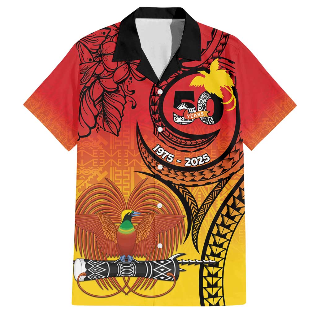 Papua New Guinea 50 Years Family Matching Puletasi and Hawaiian Shirt Motuan Motifs