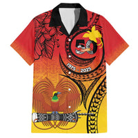Papua New Guinea 50 Years Family Matching Tank Maxi Dress and Hawaiian Shirt Motuan Motifs