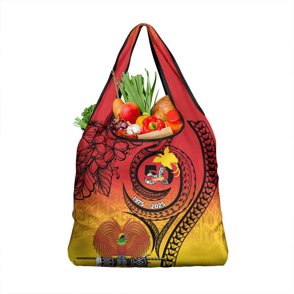 Papua New Guinea 50 Years Grocery Bag Motuan Motifs