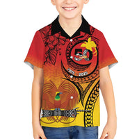 Papua New Guinea 50 Years Hawaiian Shirt Motuan Motifs
