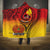Papua New Guinea 50 Years Hooded Blanket Motuan Motifs