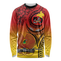 Papua New Guinea 50 Years Long Sleeve Shirt Motuan Motifs