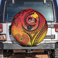 Papua New Guinea 50 Years Spare Tire Cover Motuan Motifs LT7 Colorful - Polynesian Pride