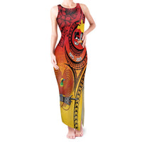 Papua New Guinea 50 Years Tank Maxi Dress Motuan Motifs
