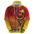 Papua New Guinea 50 Years Zip Hoodie Motuan Motifs