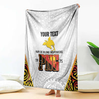 Personalized Papua New Guinea Blanket Hapi De bilong Indipendens PNG