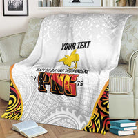 Personalized Papua New Guinea Blanket Hapi De bilong Indipendens PNG