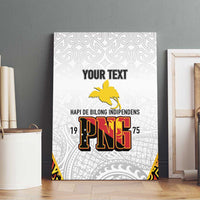Personalized Papua New Guinea Canvas Wall Art Hapi De bilong Indipendens PNG