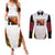 Personalized Papua New Guinea Couples Matching Summer Maxi Dress and Long Sleeve Button Shirt Hapi De bilong Indipendens PNG