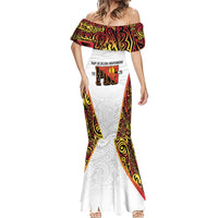 Personalized Papua New Guinea Mermaid Dress Hapi De bilong Indipendens PNG