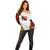 Personalized Papua New Guinea Off Shoulder Sweater Hapi De bilong Indipendens PNG