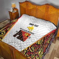 Personalized Papua New Guinea Quilt Hapi De bilong Indipendens PNG
