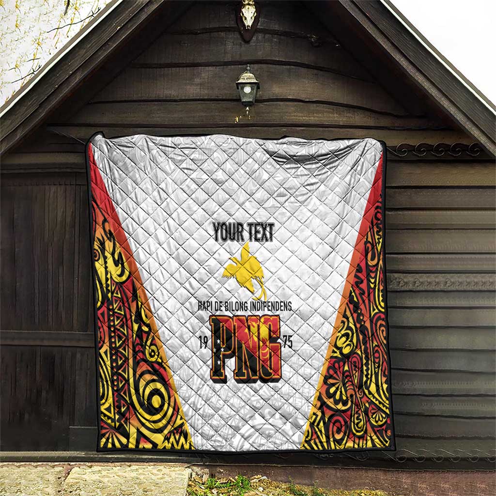 Personalized Papua New Guinea Quilt Hapi De bilong Indipendens PNG
