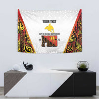 Personalized Papua New Guinea Tapestry Hapi De bilong Indipendens PNG
