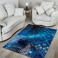 Aotearoa Taniko Matariki Area Rug Cosmic Blue LT7 - Polynesian Pride