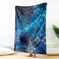 Aotearoa Taniko Matariki Blanket Cosmic Blue LT7 - Polynesian Pride
