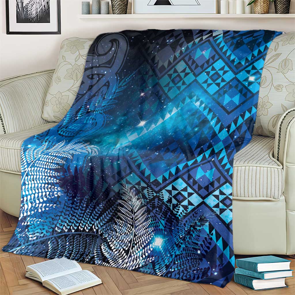 Aotearoa Taniko Matariki Blanket Cosmic Blue LT7 - Polynesian Pride