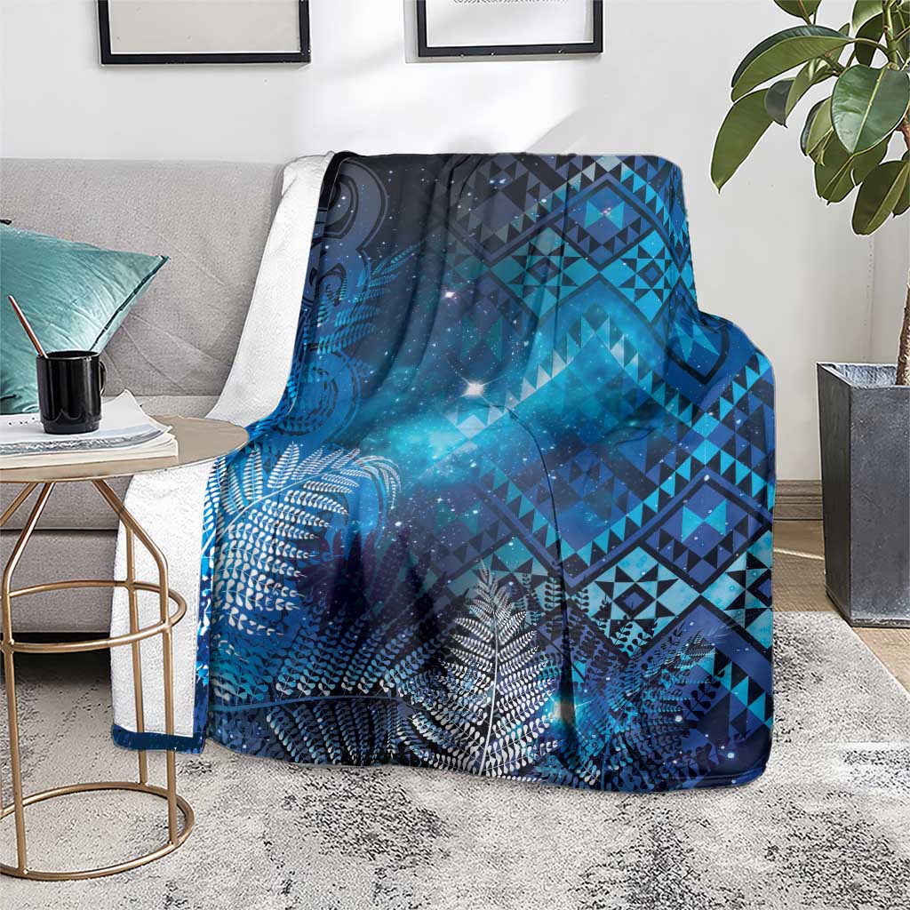Aotearoa Taniko Matariki Blanket Cosmic Blue LT7 - Polynesian Pride