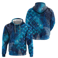 Aotearoa Taniko Matariki Hoodie Cosmic Blue LT7 - Polynesian Pride