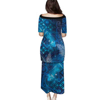 Aotearoa Taniko Matariki Puletasi Cosmic Blue LT7 - Polynesian Pride