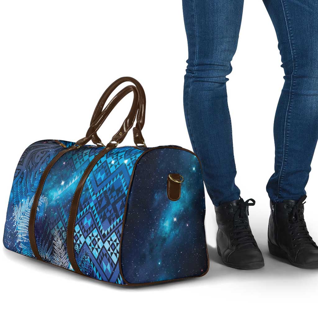 Aotearoa Taniko Matariki Travel Bag Cosmic Blue