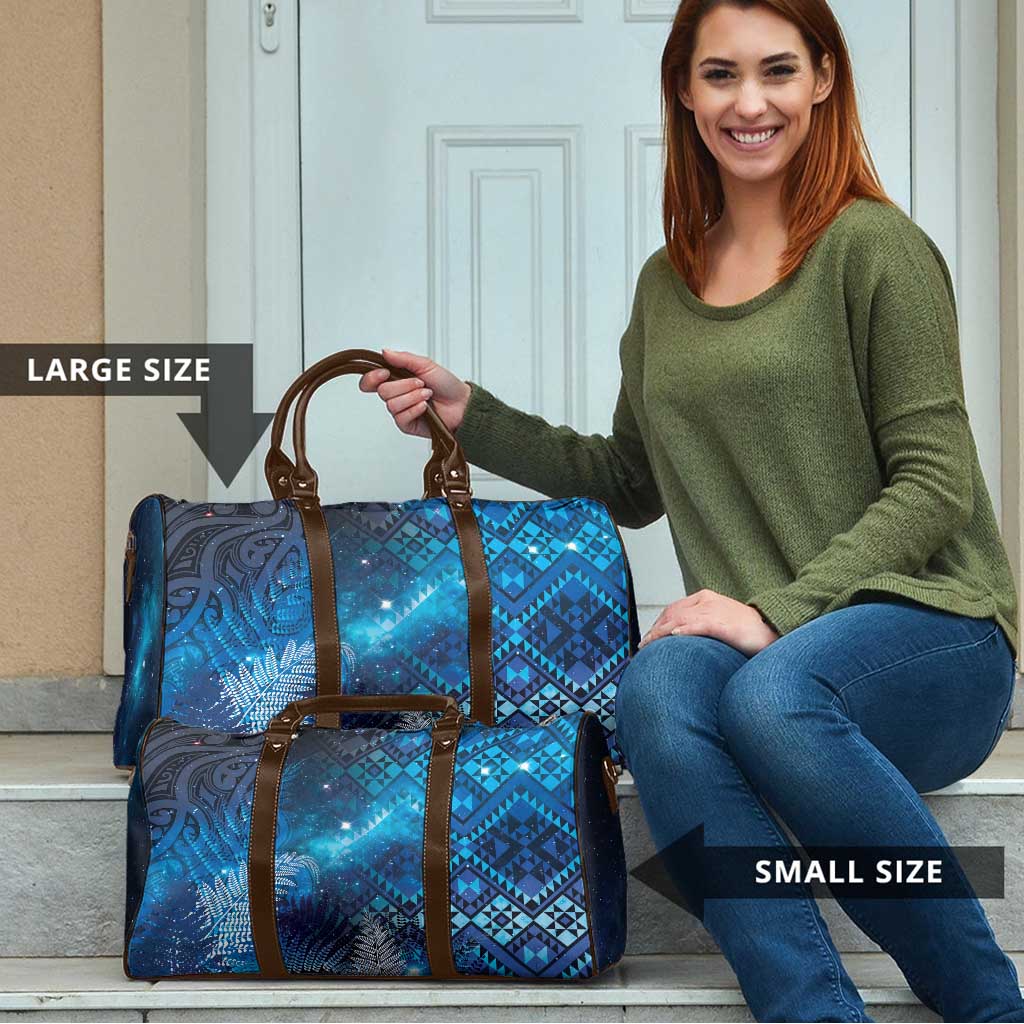 Aotearoa Taniko Matariki Travel Bag Cosmic Blue