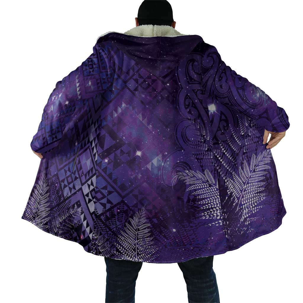 Aotearoa Taniko Matariki Cloak Cosmic Violet