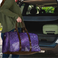 Aotearoa Taniko Matariki Travel Bag Cosmic Violet