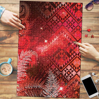 Aotearoa Taniko Matariki Puzzle Cosmic Red