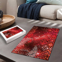 Aotearoa Taniko Matariki Puzzle Cosmic Red