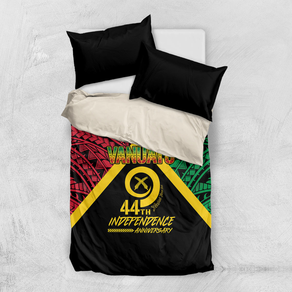 Vanuatu 44th Independence Anniversary Bedding Set