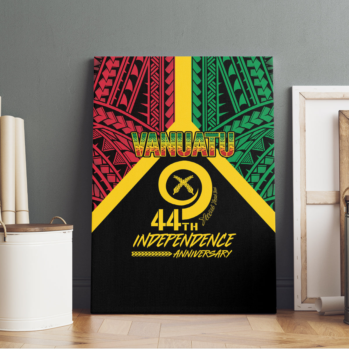 Vanuatu 44th Independence Anniversary Canvas Wall Art