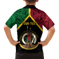 Vanuatu 44th Independence Anniversary Family Matching Puletasi and Hawaiian Shirt