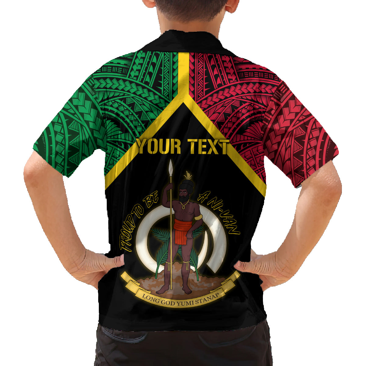 Vanuatu 44th Independence Anniversary Family Matching Tank Maxi Dress and Hawaiian Shirt