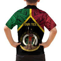 Vanuatu 44th Independence Anniversary Family Matching Tank Maxi Dress and Hawaiian Shirt