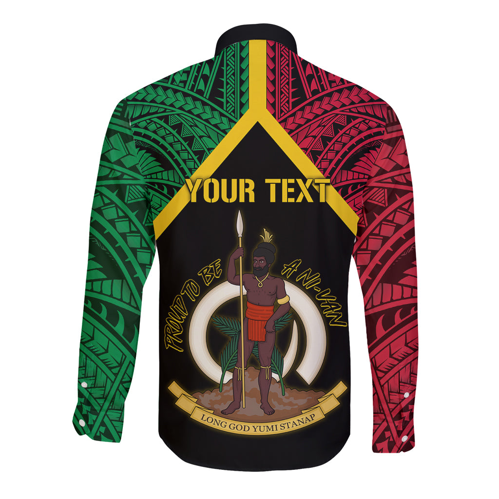 Vanuatu 44th Independence Anniversary Long Sleeve Button Shirt