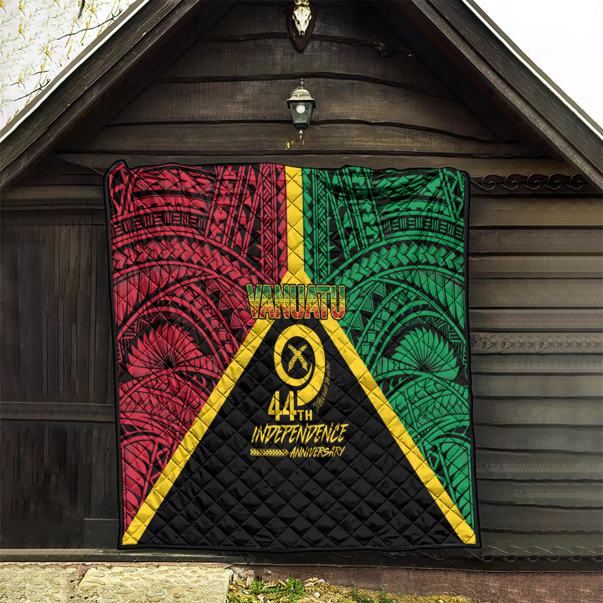 Vanuatu 44th Independence Anniversary Quilt