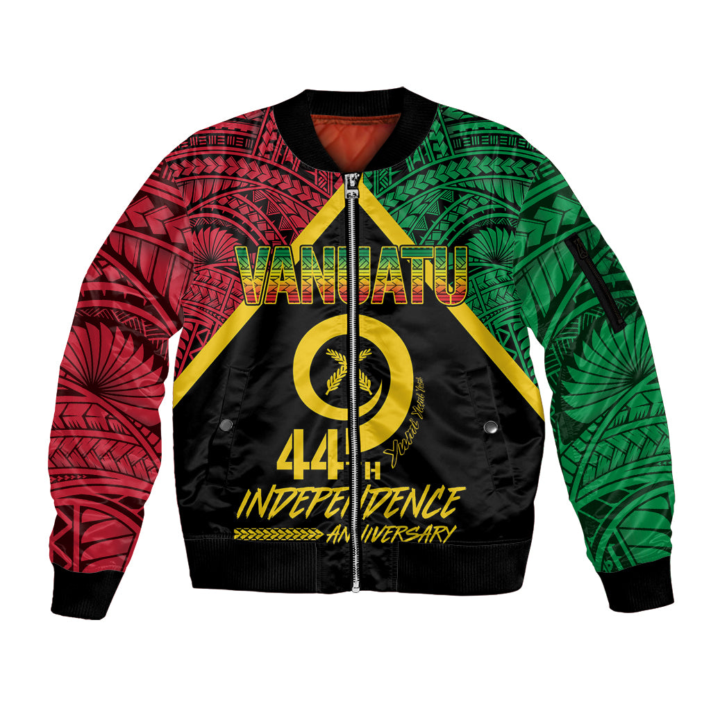 Vanuatu 44th Independence Anniversary Sleeve Zip Bomber Jacket