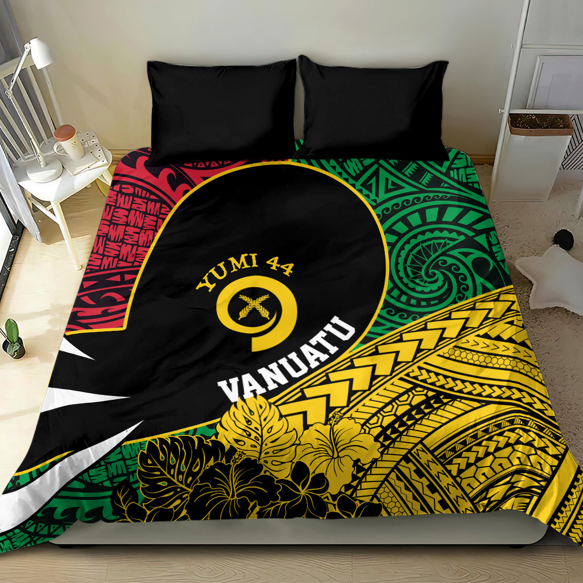Vanuatu Independence Day Yumi 44 Bedding Set