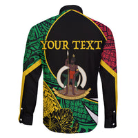 Vanuatu Independence Day Yumi 44 Family Matching Off The Shoulder Long Sleeve Dress and Hawaiian Shirt