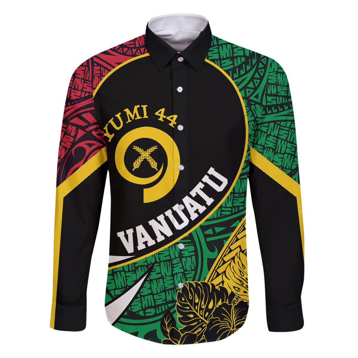 Vanuatu Independence Day Yumi 44 Family Matching Tank Maxi Dress and Hawaiian Shirt