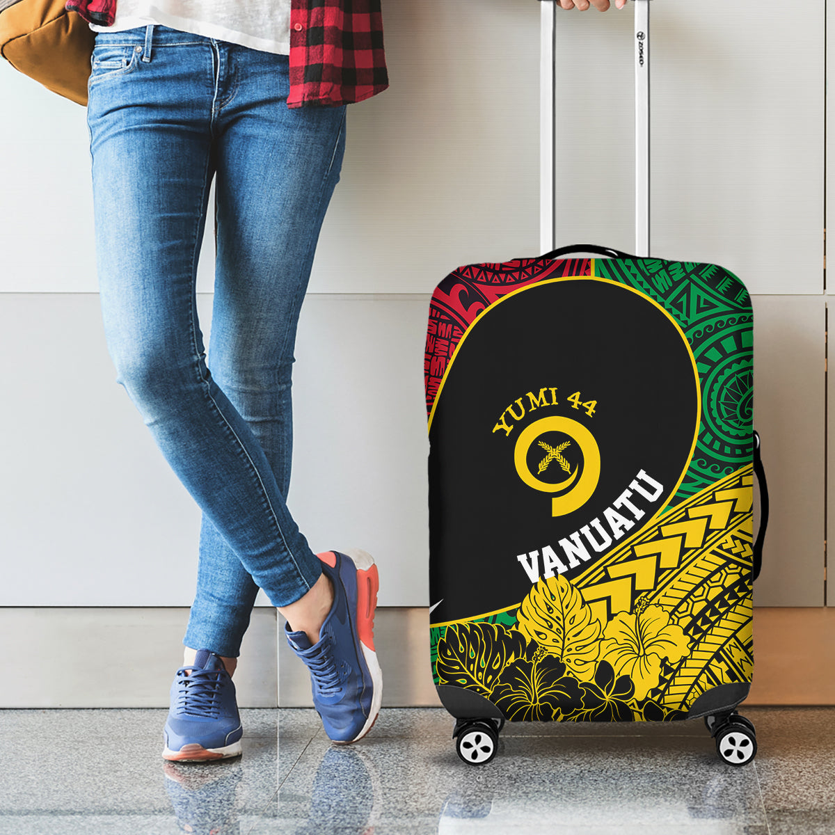 Vanuatu Independence Day Yumi 44 Luggage Cover LT7 - Polynesian Pride