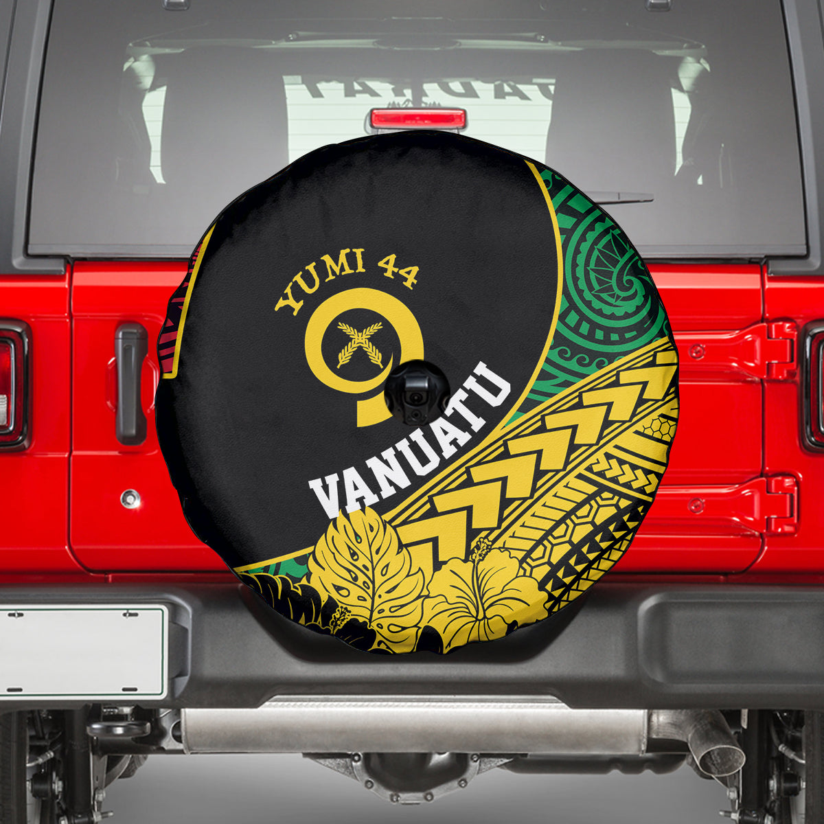 Vanuatu Independence Day Yumi 44 Spare Tire Cover
