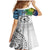 Malampa Fiji Day Family Matching Mermaid Dress and Hawaiian Shirt Gradient Style