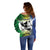 Malampa Day Off Shoulder Sweater Emblem Gradient Style
