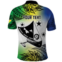 Malampa Day Polo Shirt Emblem Gradient Style