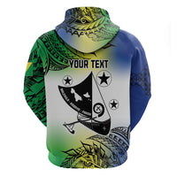 Malampa Day Zip Hoodie Emblem Gradient Style